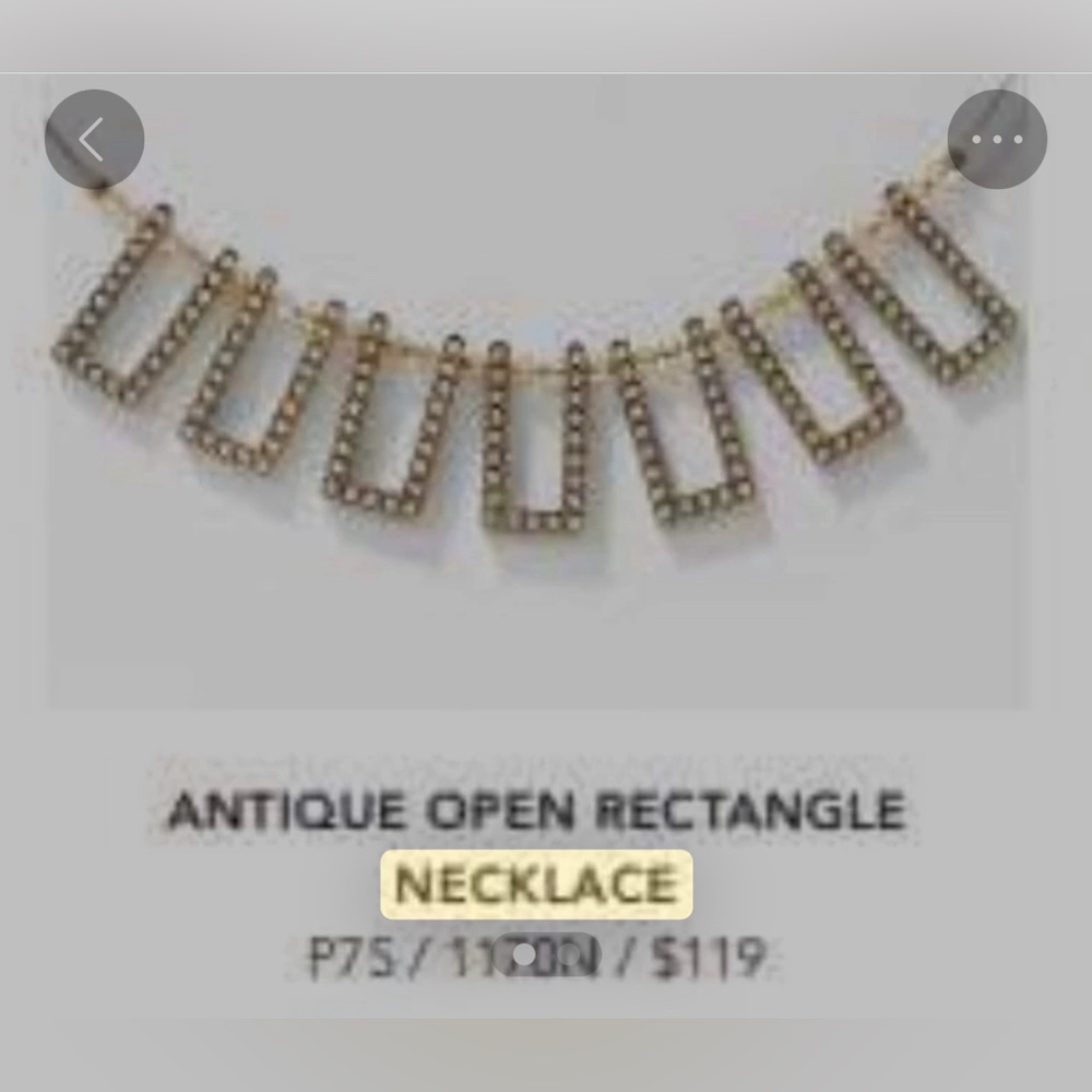 LAST ONE!  Touchstone Crystal stunning brand new retired necklace.